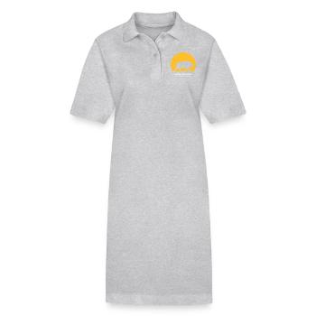 Nachtschicht bei Schweinesonne! Jäger Shirt Jaeger - Stanley/Stella Frauen Bio-Polokleid PAIGER - Grau meliert - Vorne