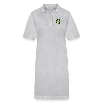 kleeblatt - Stanley/Stella Frauen Bio-Polokleid PAIGER - Grau meliert - Vorne