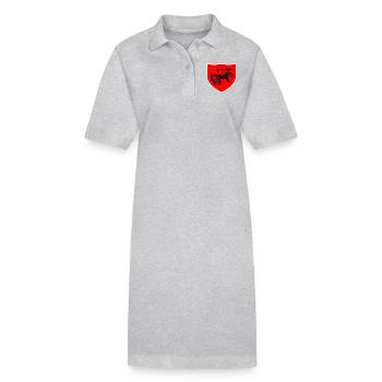 Traktor - Stanley/Stella Frauen Bio-Polokleid PAIGER - Grau meliert - Vorne