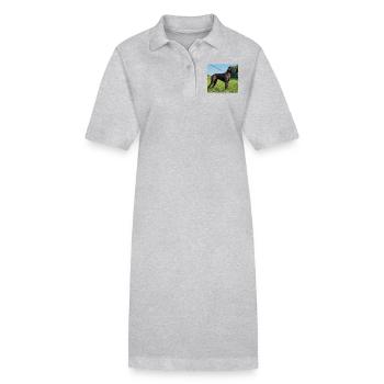 Elite vom Druidenhain - Stanley/Stella Frauen Bio-Polokleid PAIGER - Grau meliert - Vorne