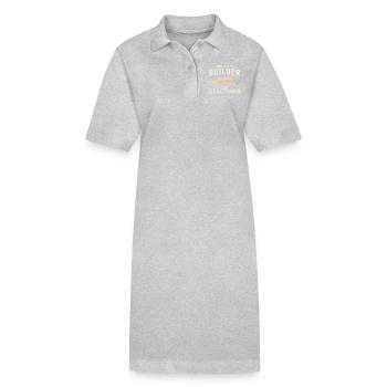 Präzision im Modellbau - Stanley/Stella Frauen Bio-Polokleid PAIGER - Grau meliert - Vorne