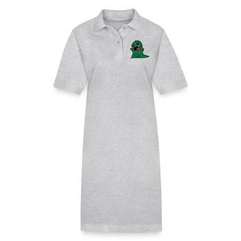 t-Rex - Stanley/Stella Frauen Bio-Polokleid PAIGER - Grau meliert - Vorne