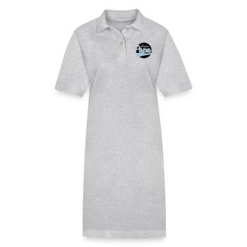 Super Papa - Stanley/Stella Frauen Bio-Polokleid PAIGER - Grau meliert - Vorne