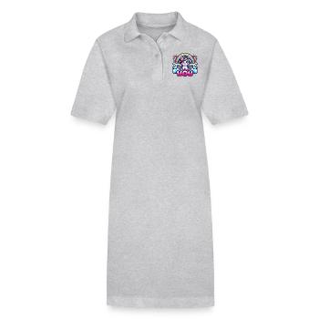 Licorne WOW - Robe polo bio PAIGER Stanley/Stella Femme - gris chiné - Devant