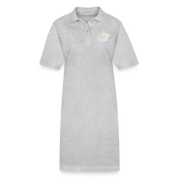Commando Marine - Robe polo bio PAIGER Stanley/Stella Femme - gris chiné - Devant