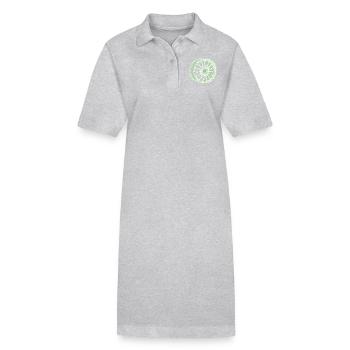Rim - Stanley/Stella PAIGER Organic Women’s Polo Dress - heather grey - Front