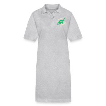 Big Cousin To Be - Stanley/Stella Frauen Bio-Polokleid PAIGER - Grau meliert - Vorne