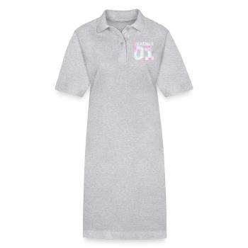 Teacher 01 - Stanley/Stella Frauen Bio-Polokleid PAIGER - Grau meliert - Vorne