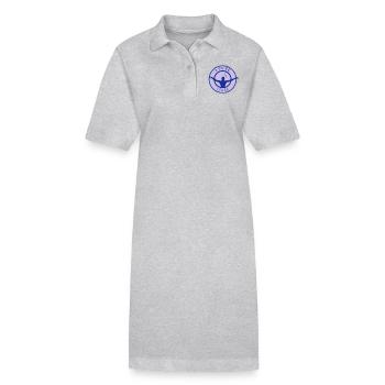 apnee apnea atemstillstand4 logo - Robe polo bio PAIGER Stanley/Stella Femme - gris chiné - Devant