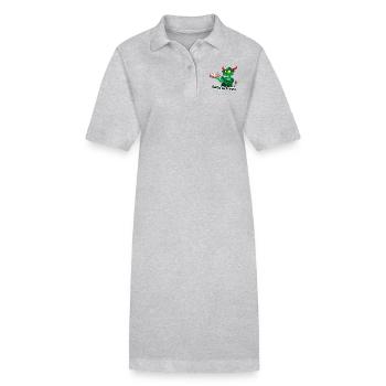 zahntechniker - Stanley/Stella Frauen Bio-Polokleid PAIGER - Grau meliert - Vorne