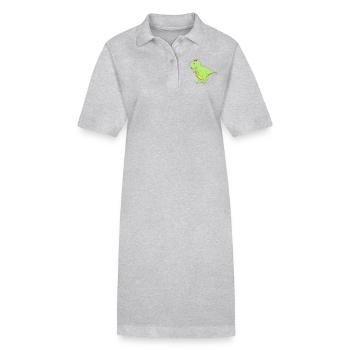 Trex - Stanley/Stella Frauen Bio-Polokleid PAIGER - Grau meliert - Vorne