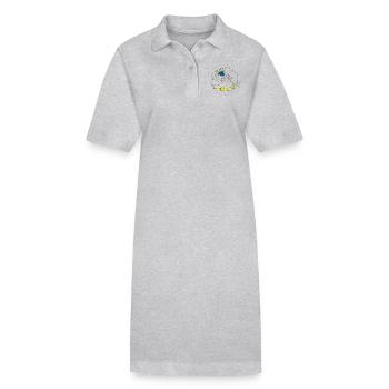 Döbling Wien 19 - Stanley/Stella Frauen Bio-Polokleid PAIGER - Grau meliert - Vorne