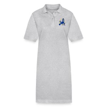 Europäische Union - Stanley/Stella Frauen Bio-Polokleid PAIGER - Grau meliert - Vorne