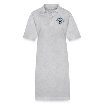 00rugby - Stanley/Stella Frauen Bio-Polokleid PAIGER - Grau meliert - Vorne
