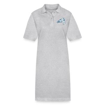 Bohrmaschine - Stanley/Stella Frauen Bio-Polokleid PAIGER - Grau meliert - Vorne