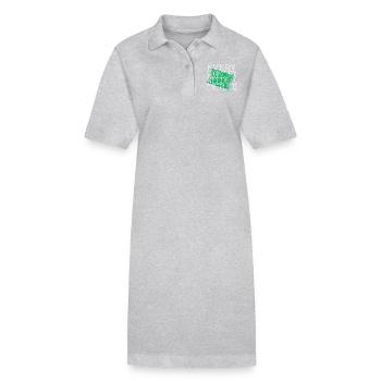 Idée de cadeau d’anniversaire Sabrina Carpenter Tshirts - Robe polo bio PAIGER Stanley/Stella Femme - gris chiné - Devant