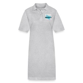 carpenter plumber union carpenter tshirts lumber - Stanley/Stella Frauen Bio-Polokleid PAIGER - Grau meliert - Vorne