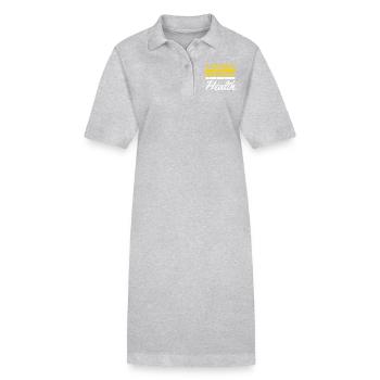 Your Health - Stanley/Stella Frauen Bio-Polokleid PAIGER - Grau meliert - Vorne