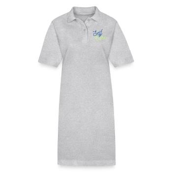 Prendre soin de soi - Robe polo bio PAIGER Stanley/Stella Femme - gris chiné - Devant