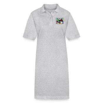SANDER XANDER 13 - Stanley/Stella Frauen Bio-Polokleid PAIGER - Grau meliert - Vorne