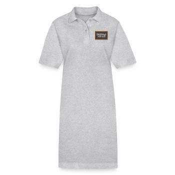 High School / Graduation: au revoir l'école - Robe polo bio PAIGER Stanley/Stella Femme - gris chiné - Devant