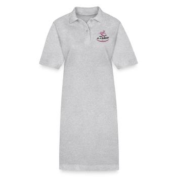 Eimer für Malle, Alle für Malle - Stanley/Stella Frauen Bio-Polokleid PAIGER - Grau meliert - Vorne