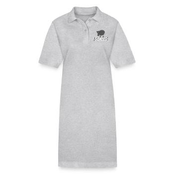 Kuh Namens Maus - Stanley/Stella Frauen Bio-Polokleid PAIGER - Grau meliert - Vorne