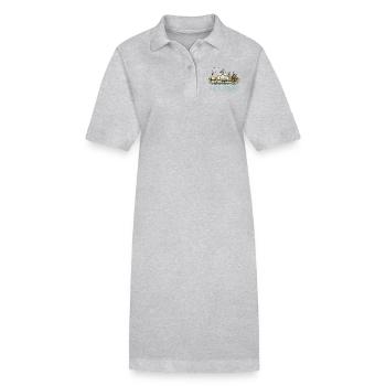 helsinki stadt - Stanley/Stella Frauen Bio-Polokleid PAIGER - Grau meliert - Vorne