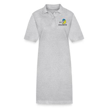 Sleepyhead - Stanley/Stella PAIGER Organic Women’s Polo Dress - heather grey - Front