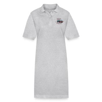 Rallycross - Stanley/Stella Frauen Bio-Polokleid PAIGER - Grau meliert - Vorne