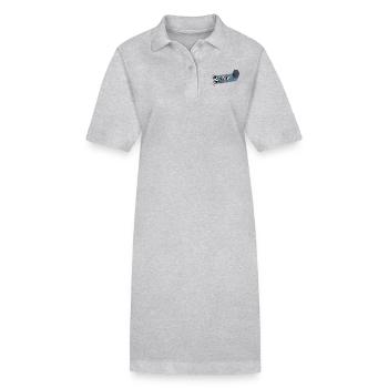 VENTOLINE MAN - Robe polo bio PAIGER Stanley/Stella Femme - gris chiné - Devant