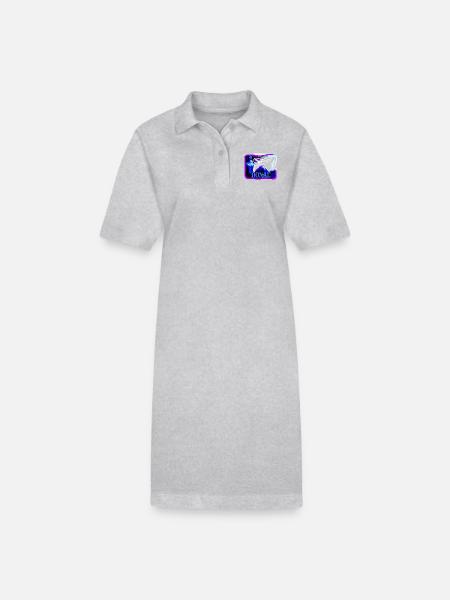 Meerjungfrau Donau - Stanley/Stella Frauen Bio-Polokleid PAIGER - Grau meliert