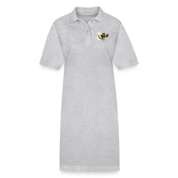 Hummel - Stanley/Stella Frauen Bio-Polokleid PAIGER - Grau meliert - Vorne