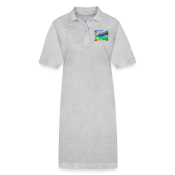 ALPEN PARADIES - Stanley/Stella Frauen Bio-Polokleid PAIGER - Grau meliert - Vorne