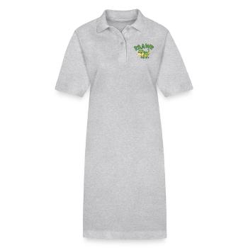 Bébé Dino - Robe polo bio PAIGER Stanley/Stella Femme - gris chiné - Devant