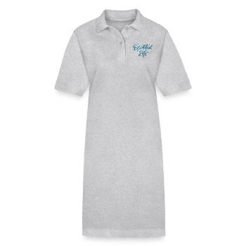 Schönes Leben in Blau - Stanley/Stella Frauen Bio-Polokleid PAIGER - Grau meliert - Vorne