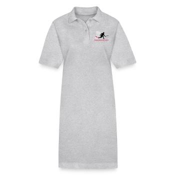 badminton_022011_y_3c - Stanley/Stella Frauen Bio-Polokleid PAIGER - Grau meliert - Vorne