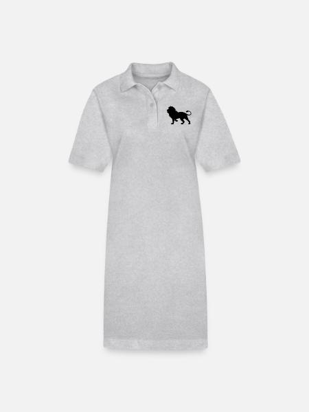 Löwe Classic - Stanley/Stella Frauen Bio-Polokleid PAIGER - Grau meliert