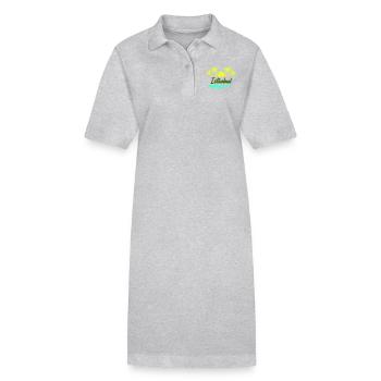 istanbul - Stanley/Stella Frauen Bio-Polokleid PAIGER - Grau meliert - Vorne