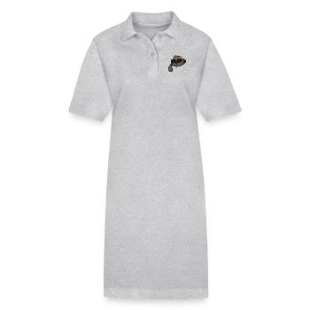 Conférences Tazz | Brûleur de pont habituel - Robe polo bio PAIGER Stanley/Stella Femme - gris chiné - Devant