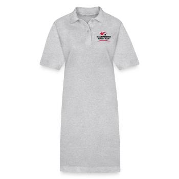 Hausmeister - Stanley/Stella Frauen Bio-Polokleid PAIGER - Grau meliert - Vorne
