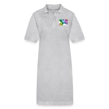 Bunt - Stanley/Stella Frauen Bio-Polokleid PAIGER - Grau meliert - Vorne
