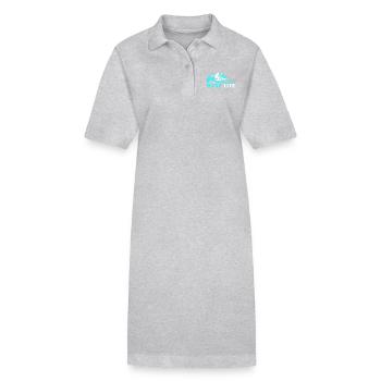 Wakeboarder Geschenk Wakeboard Wasserski - Stanley/Stella Frauen Bio-Polokleid PAIGER - Grau meliert - Vorne