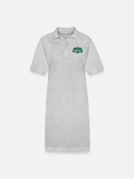 Im Wald - Stanley/Stella Frauen Bio-Polokleid PAIGER - Grau meliert