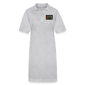kitesGirls veux juste avoir - Robe polo bio PAIGER Stanley/Stella Femme - gris chiné - Devant