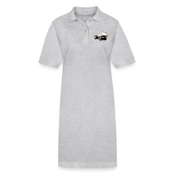 Trucks - Stanley/Stella PAIGER Organic Women’s Polo Dress - heather grey - Front