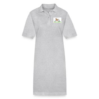 Agility Hürde - Stanley/Stella Frauen Bio-Polokleid PAIGER - Grau meliert - Vorne