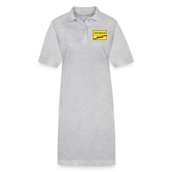 Arbeit Feierabend - Stanley/Stella Frauen Bio-Polokleid PAIGER - Grau meliert - Vorne