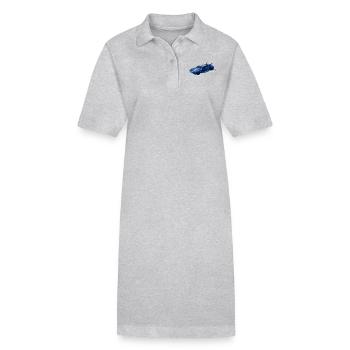 Voiture volante de science-fiction - Robe polo bio PAIGER Stanley/Stella Femme - gris chiné - Devant