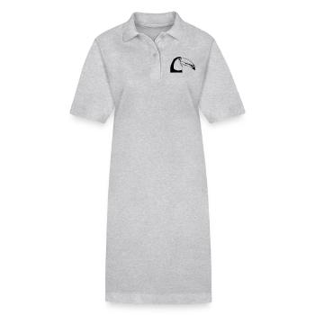 Tukan im Profil - Stanley/Stella Frauen Bio-Polokleid PAIGER - Grau meliert - Vorne